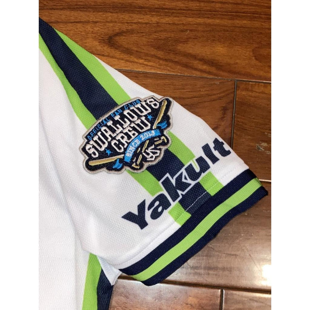 小尺寸S 養樂多燕子 #41 雄平 2019 CREW 會員限定 應援球衣 (罩衫 職棒 日本 NPB 棒球 棒壘)-細節圖4