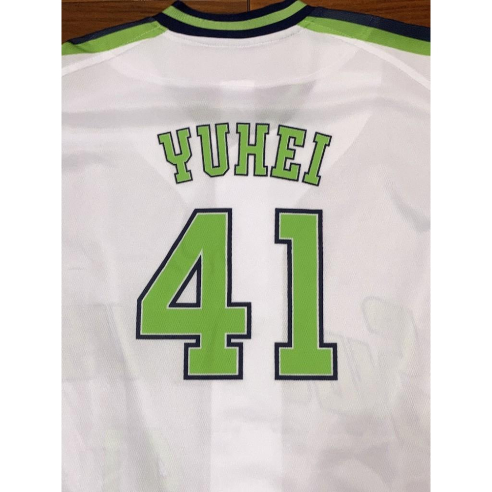 小尺寸S 養樂多燕子 #41 雄平 2019 CREW 會員限定 應援球衣 (罩衫 職棒 日本 NPB 棒球 棒壘)-細節圖5