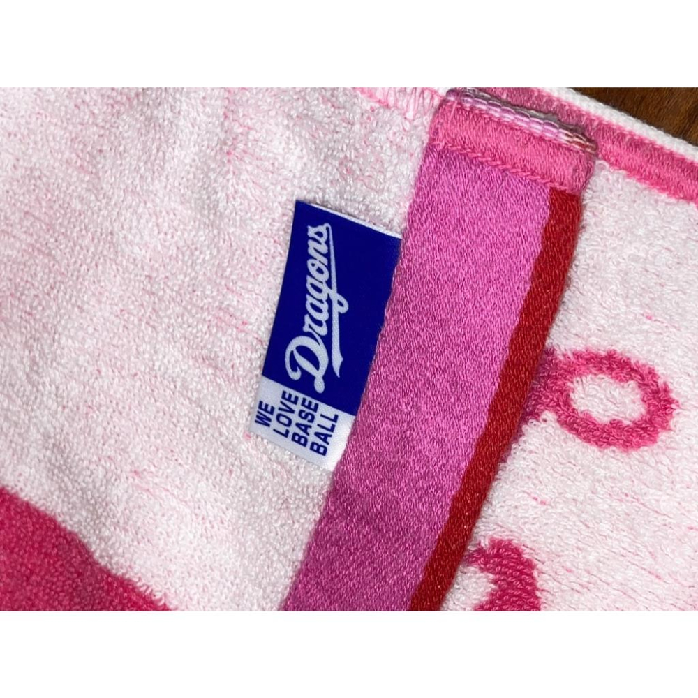 日本製 日本職棒 中日龍 粉紅 運動毛巾 (NPB 棒球 應援 圍巾 女孩 粉色)-細節圖4