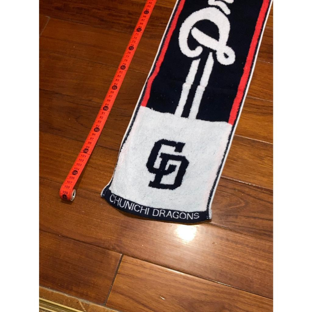 日本製 日本職棒 中日龍 電繡 #27谷繁元信 運動毛巾 (日職 NPB 棒球 壘球 棒壘 應援)-細節圖4