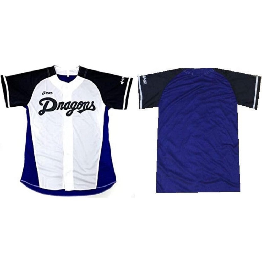 ASICS 日本職棒 中日龍 2015 昇龍 應援球衣 L (罩衫 日職 NPB 棒球 道奇 亞瑟士 昇竜 升龍)-細節圖3