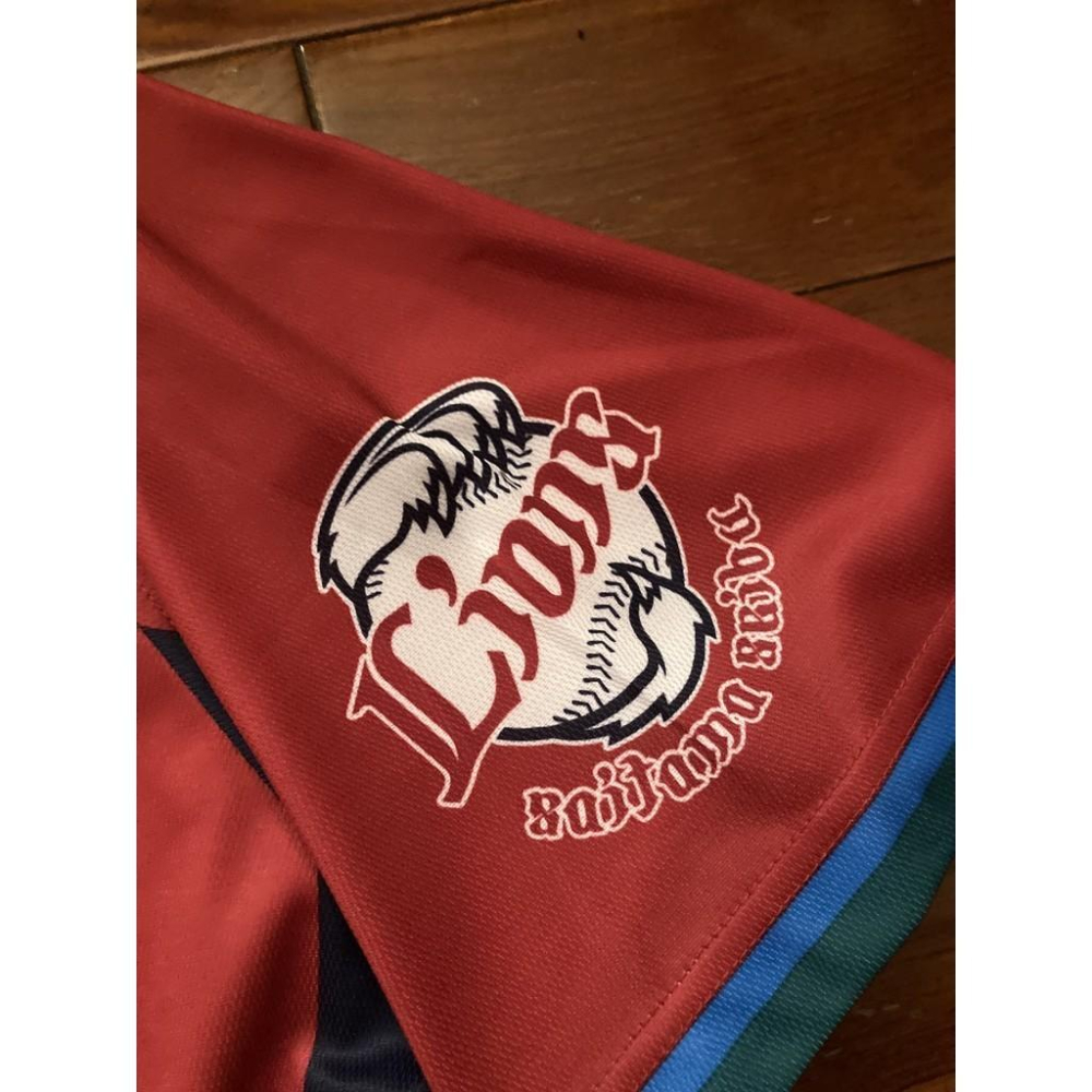 日本職棒 西武獅 2017 炎獅子 主題日 應援球衣 S、L、XL(罩衫 日職 NPB 琦玉 棒球 壘球 棒壘 味全龍)-細節圖4