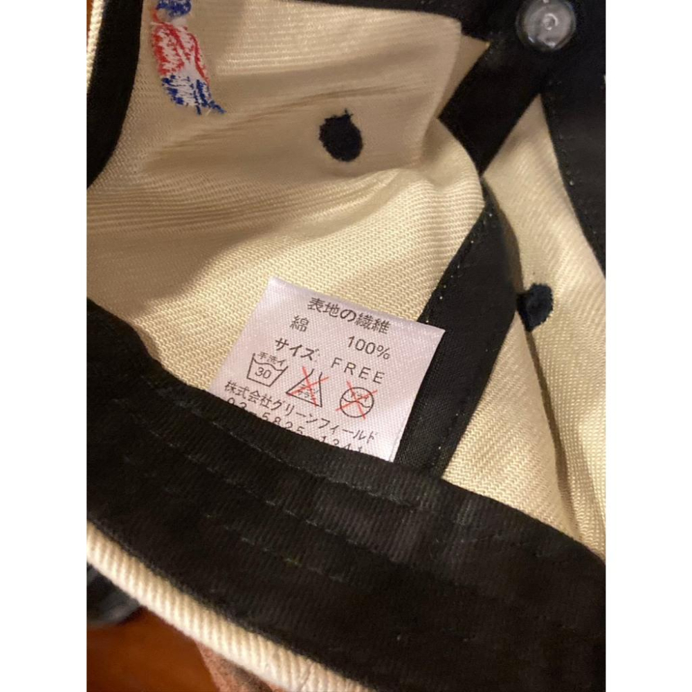 日本職棒 讀賣巨人 全電繡 2000s 伊藤火腿 可調式 棒球帽 58cm(應援 NPB 壘球 棒壘 帽子 刺繡 巨人)-細節圖6