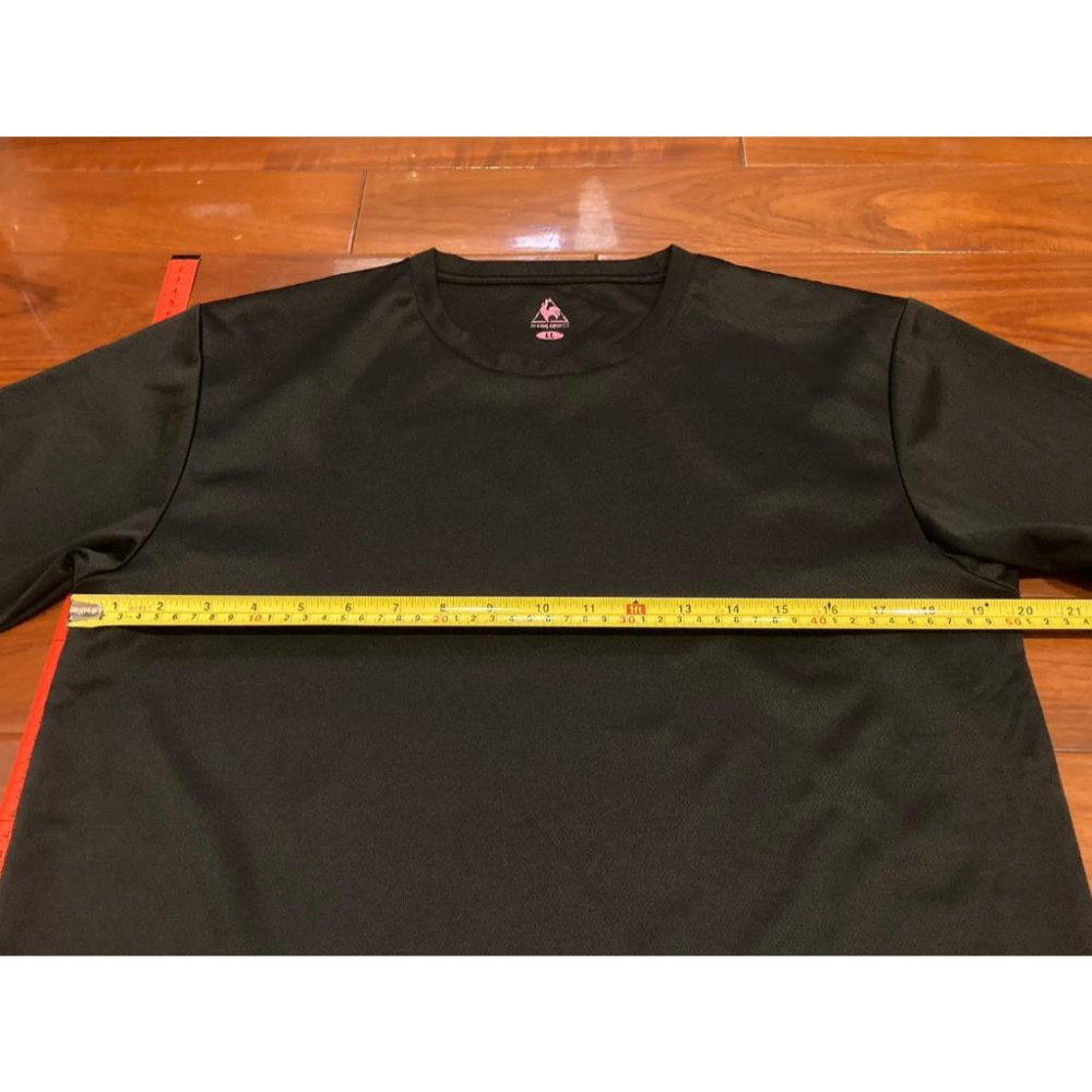 法國公雞 le coq sportif 素面 排汗 練習衣 (運動 短T 棒球 棒壘 排球 羽球 足球 短T 上衣)-細節圖6