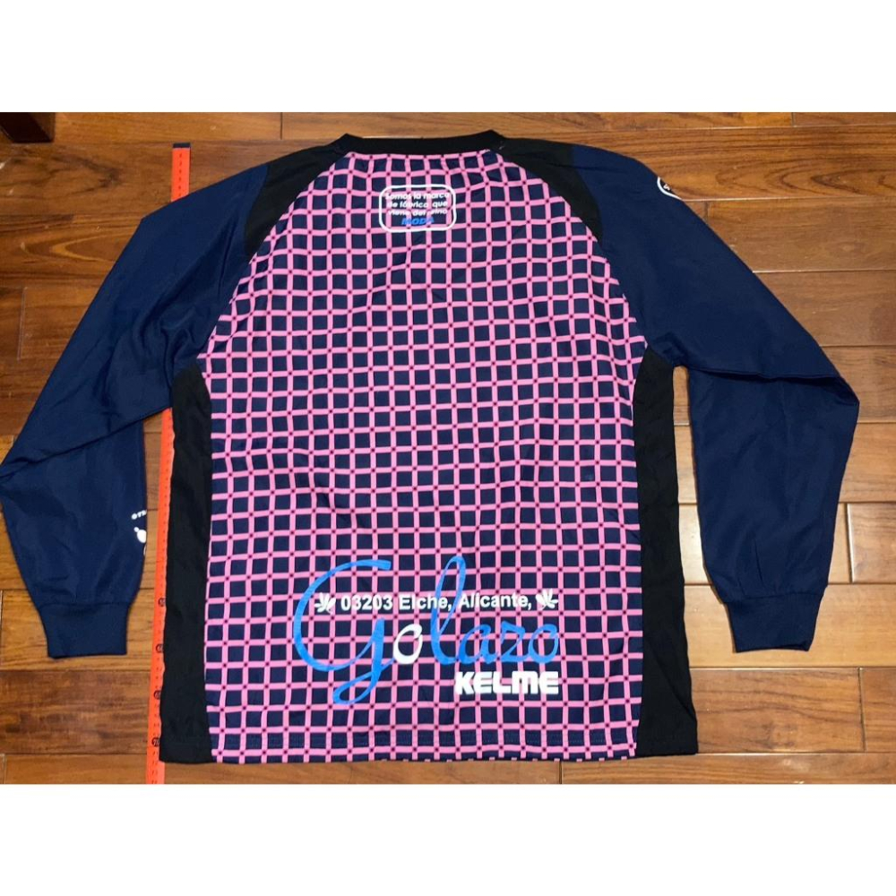 KELME 足球 粉紅網格 長袖風衣/熱身衣 M (運動 棒球 棒壘 排球 羽球 跑步 練習衣 上衣 桃紅 夾克 外套)-細節圖5