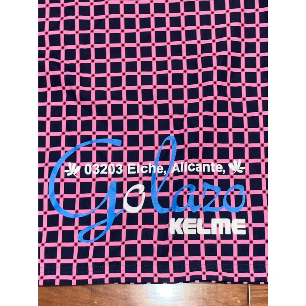 KELME 足球 粉紅網格 長袖風衣/熱身衣 M (運動 棒球 棒壘 排球 羽球 跑步 練習衣 上衣 桃紅 夾克 外套)-細節圖6