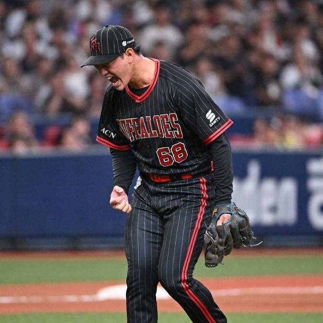 2025最新款! 日本職棒 歐力士猛牛 大阪夏之陣 應援球衣 (罩衫 日職 NPB 棒球 壘球 棒壘)-細節圖2