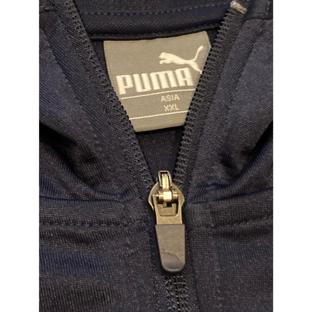 PUMA 深藍 連帽 運動外套/夾克 女2XL (風衣 防風 防曬 透氣)-細節圖3