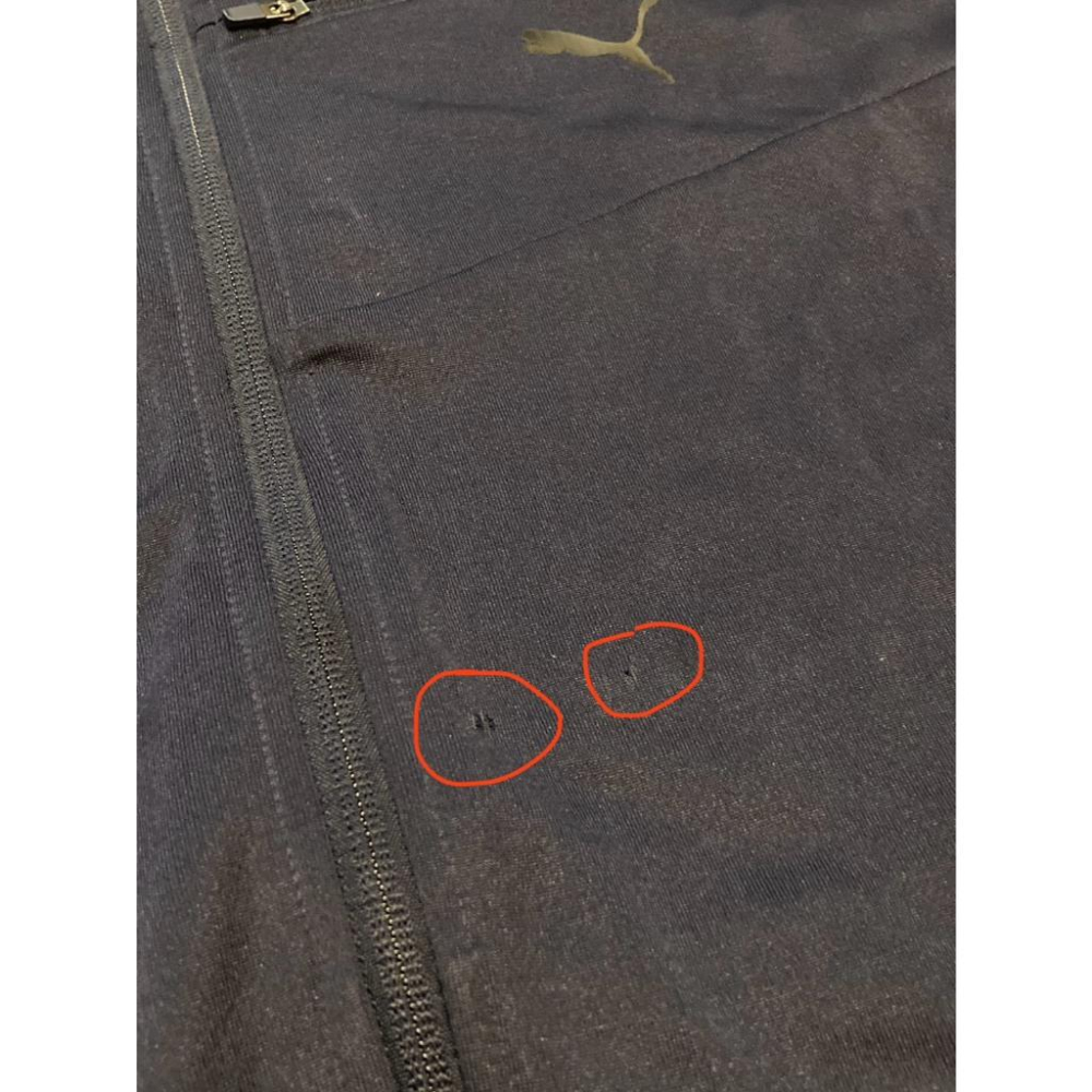 PUMA 深藍 連帽 運動外套/夾克 女2XL (風衣 防風 防曬 透氣)-細節圖7