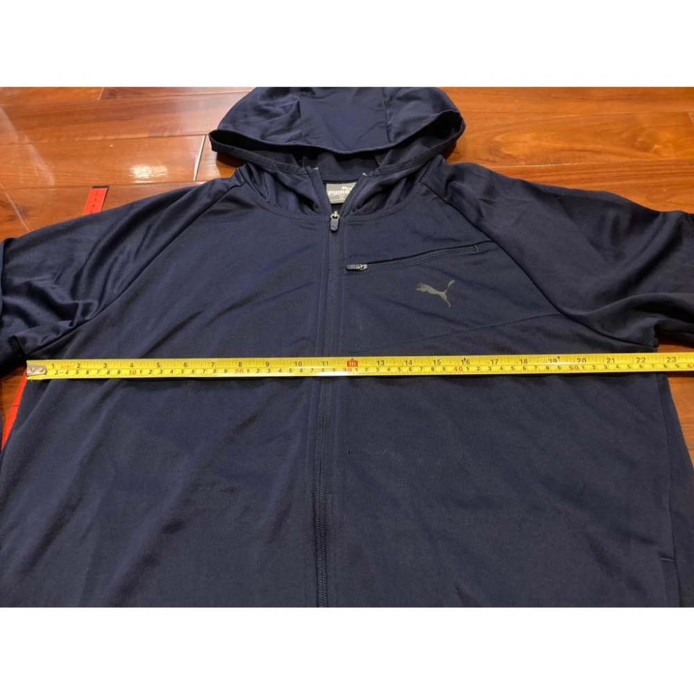 PUMA 深藍 連帽 運動外套/夾克 女2XL (風衣 防風 防曬 透氣)-細節圖8
