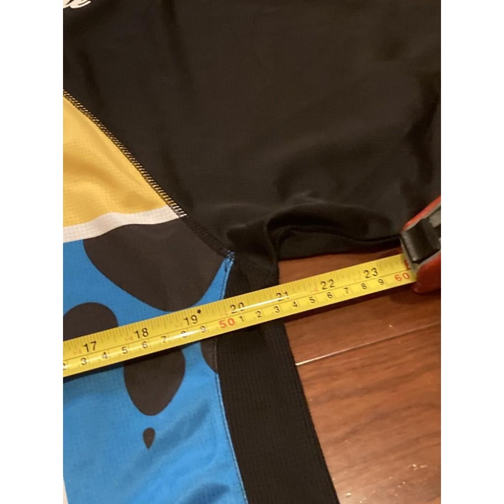 KELME 黃黑藍 拼接 排汗上衣/練習衣 XL (運動 短袖 短T 西班牙 卡爾美 足球 棒壘 棒球 網球 羽球)-細節圖7