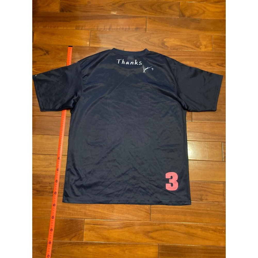 日本職棒 火腿鬥士 2019 田中賢介 最終戰 引退紀念 排汗上衣 L(短T 球衣 NPB 棒球 棒壘 練習衣 北海道)-細節圖4