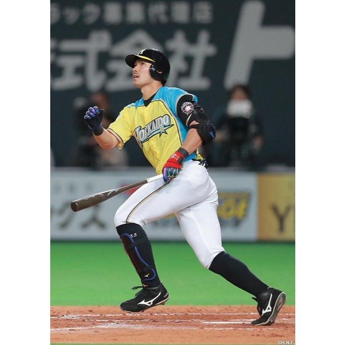 日本職棒 火腿鬥士 2017 我愛北海道 黃+藍配色 應援球衣 L(罩衫 日職 NPB 棒球 壘球 棒壘 兄弟)-細節圖2