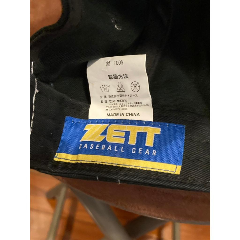 ZETT 日本職棒 阪神虎 刺繡 2005央聯優勝 可調式 棒球帽 (電繡 冠軍 NPB 棒球 壘球 棒壘 古著 帽子)-細節圖7