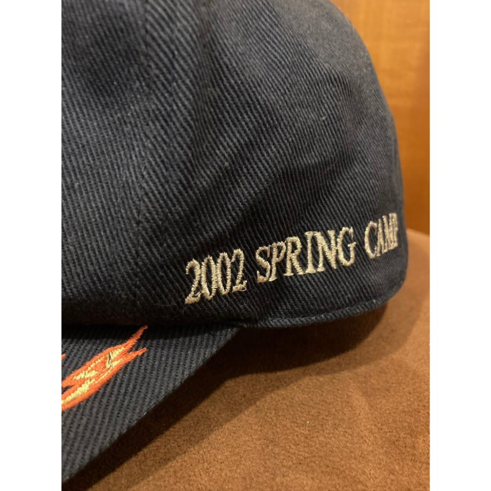 日本製 阪神虎 刺繡 2002年 春訓 可調式 棒球帽 (電繡 應援 日職 NPB 棒球 壘球 棒壘 古著 日本職棒)-細節圖5