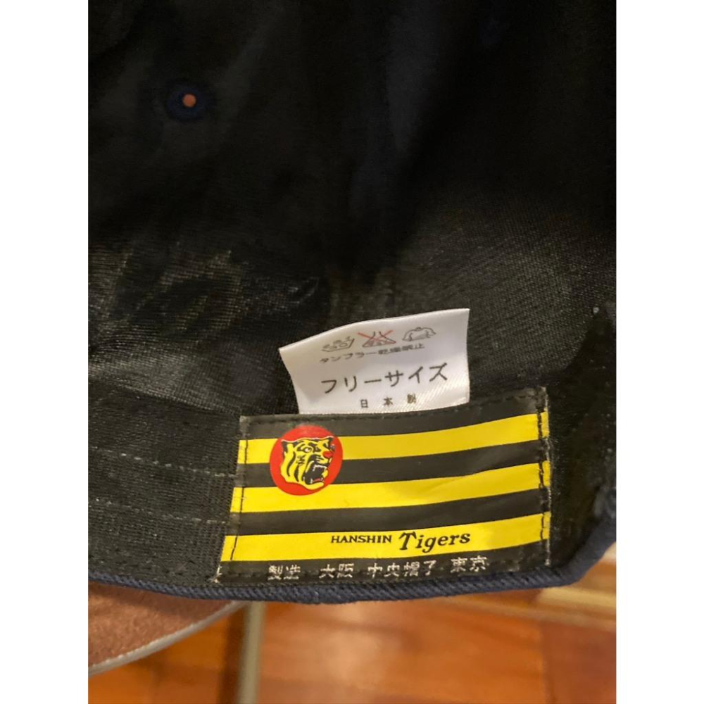 日本製 阪神虎 刺繡 2002年 春訓 可調式 棒球帽 (電繡 應援 日職 NPB 棒球 壘球 棒壘 古著 日本職棒)-細節圖8