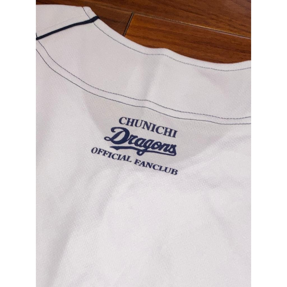 日本職棒 中日龍 2013 會員限定 刺繡 龍 動畫風格 應援球衣 S、L(罩衫 日職 NPB 棒球 棒壘 電繡 昇龍)-細節圖4