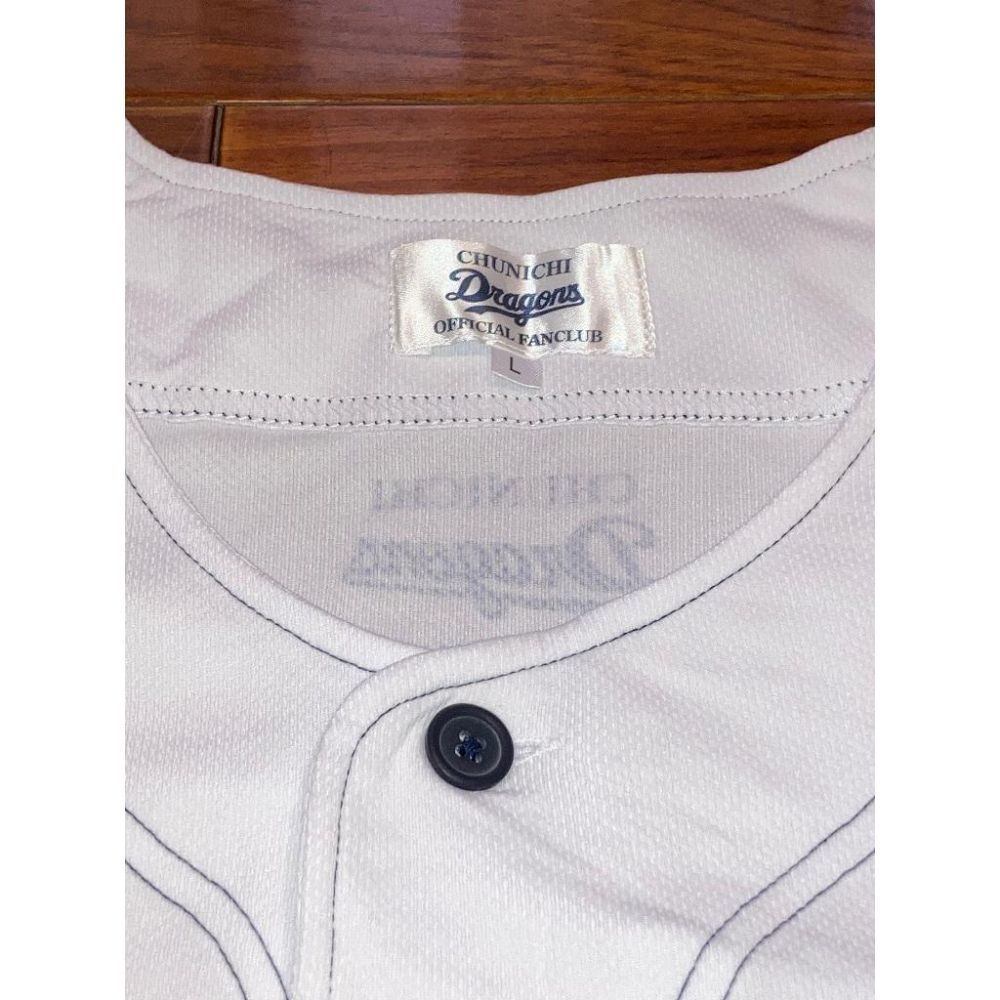 日本職棒 中日龍 2013 會員限定 刺繡 龍 動畫風格 應援球衣 S、L(罩衫 日職 NPB 棒球 棒壘 電繡 昇龍)-細節圖5