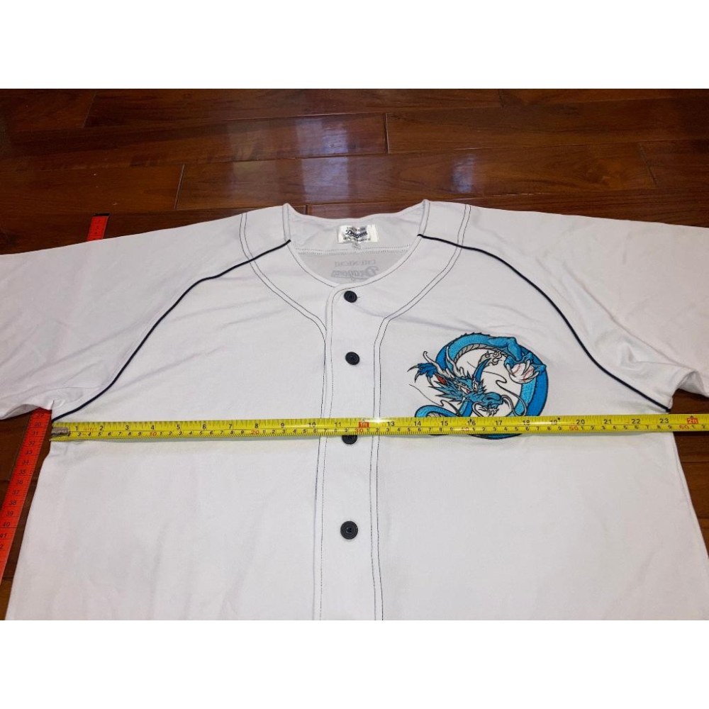 日本職棒 中日龍 2013 會員限定 刺繡 龍 動畫風格 應援球衣 S、L(罩衫 日職 NPB 棒球 棒壘 電繡 昇龍)-細節圖6