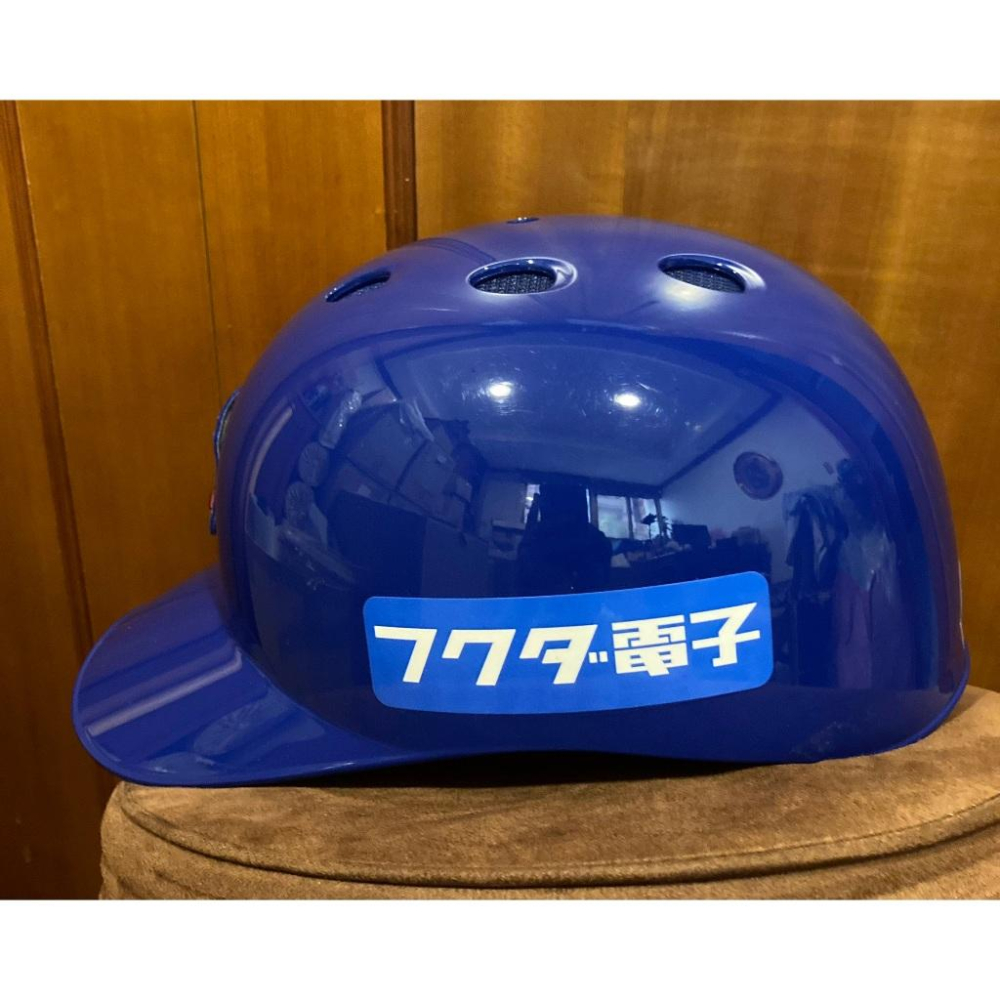 球員版/支給品 東北樂天金鷲 2022 東北藍 主題日 單耳 打擊頭盔 M 左打 (日本職棒 棒球 棒壘 電繡 NPB)-細節圖6