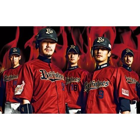 日本職棒 歐力士猛牛 刺繡 2011 大阪夏之陣 BUFFALOES 應援球衣 (罩衫 日職 NPB 棒球 棒壘 電繡)-細節圖3