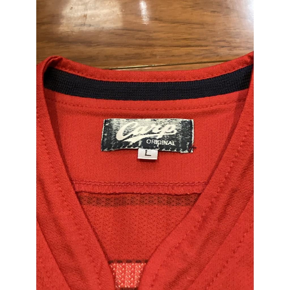 日本職棒 廣島鯉魚 #6安部友裕 親筆簽名 客場 應援球衣 (罩衫 日職 NPB 棒球 棒壘)-細節圖8