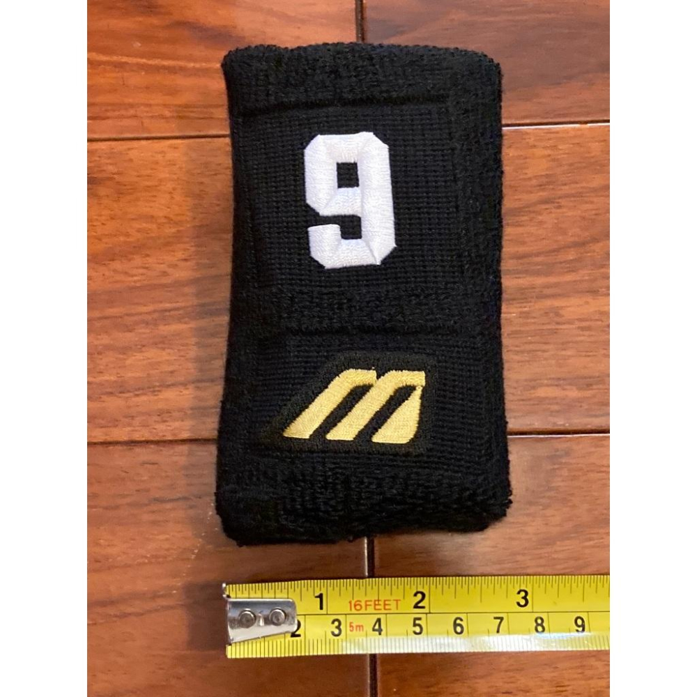 逸品! Mizuno Pro 大M金標 小久保裕紀 大榮鷹時期 支給品/實戰 護腕 (美津濃 棒球 壘球 棒壘 軟銀鷹)-細節圖9