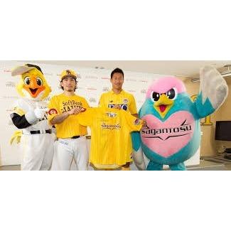 軟銀鷹+日乙足球-鳥栖砂岩 聯名 2015鷹之祭典 應援球衣 (罩衫 日職 NPB 棒球 壘球 棒壘 日本職棒)-細節圖2