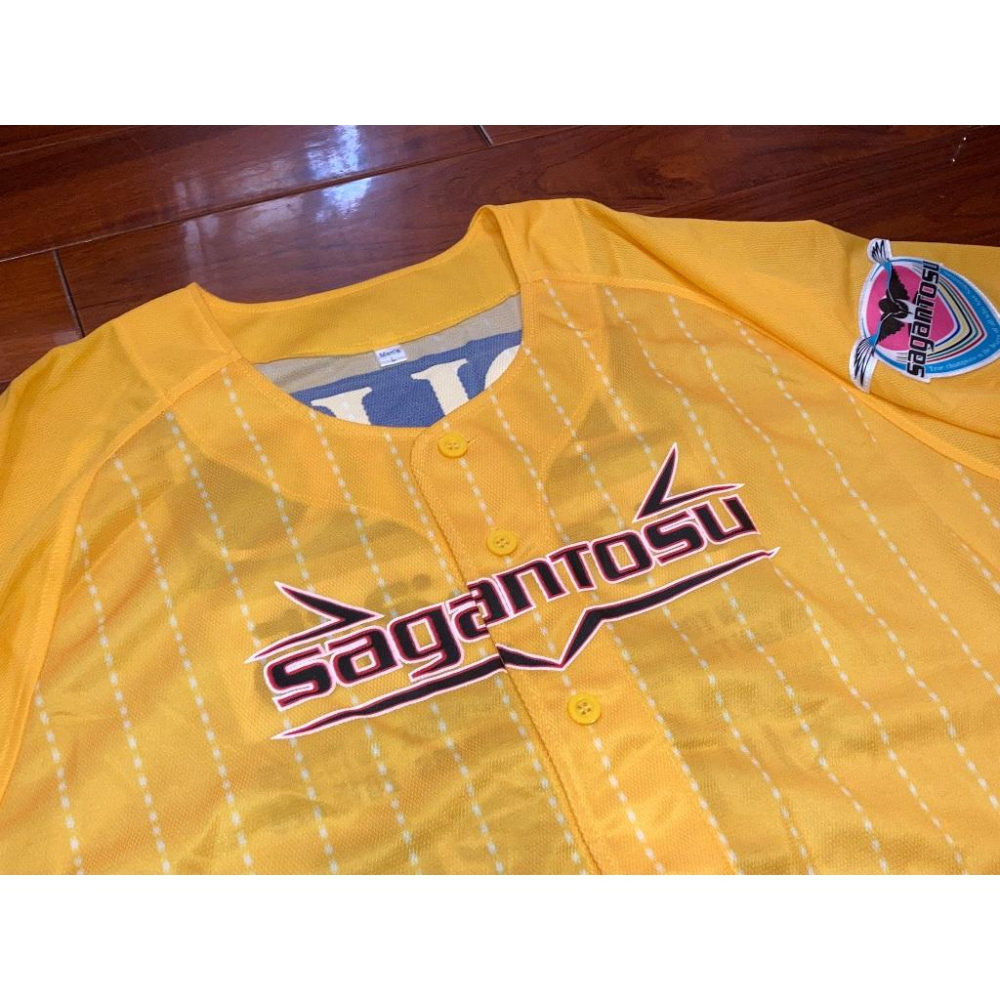 軟銀鷹+日乙足球-鳥栖砂岩 聯名 2015鷹之祭典 應援球衣 (罩衫 日職 NPB 棒球 壘球 棒壘 日本職棒)-細節圖5