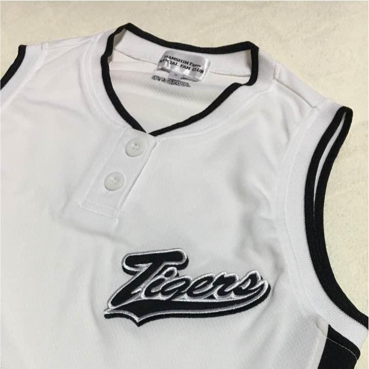 全新未拆 MIZUNO 阪神虎 刺繡 2007會員 女性向 無袖上衣 (球衣 職棒 電繡 日本 NPB 棒球 女孩 女生-細節圖2