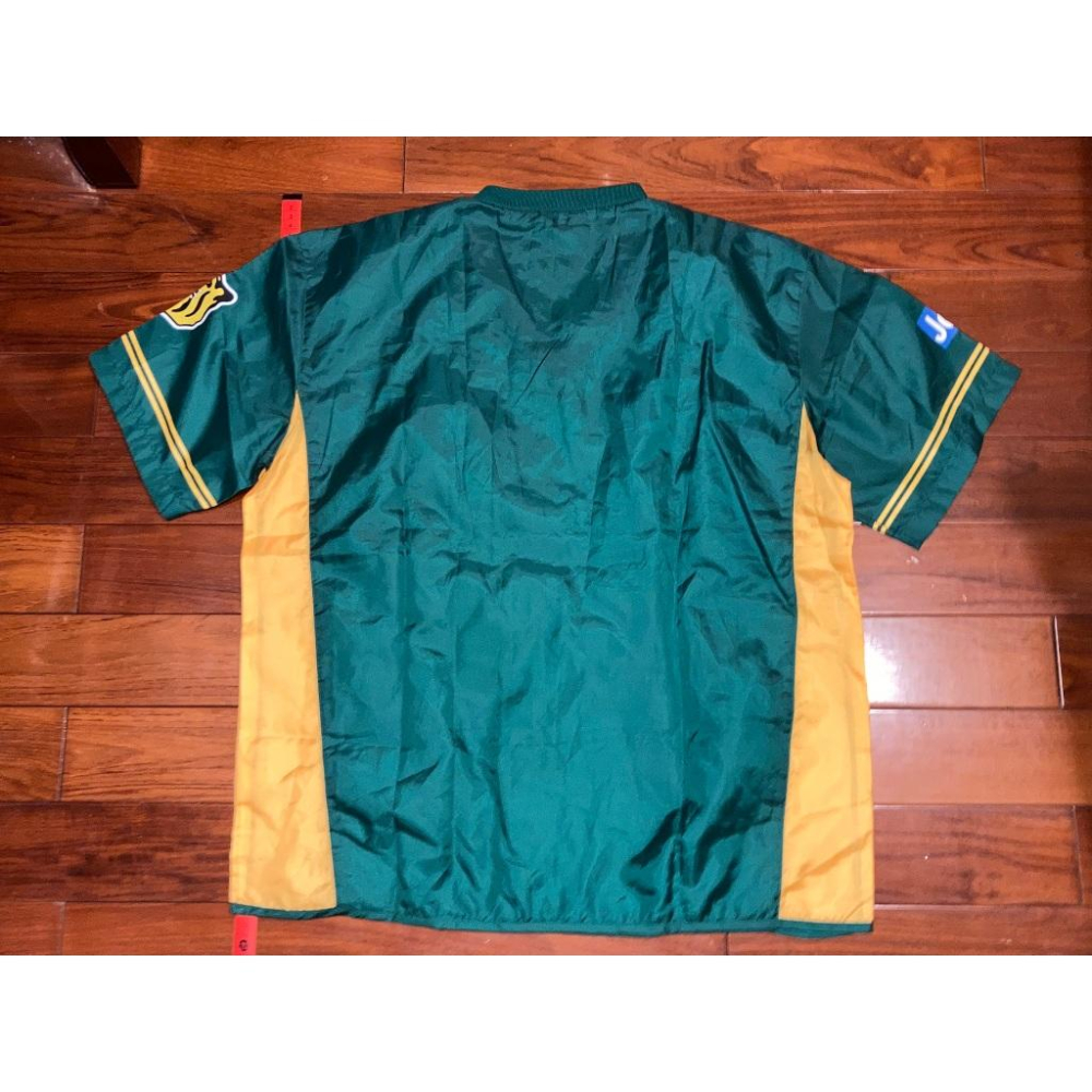 日本職棒 阪神虎 2014 虎之夏 綠色 短袖 單層風衣 (球衣 日職 電繡 NPB 棒球 棒壘 外套 練習衣 運動)-細節圖6