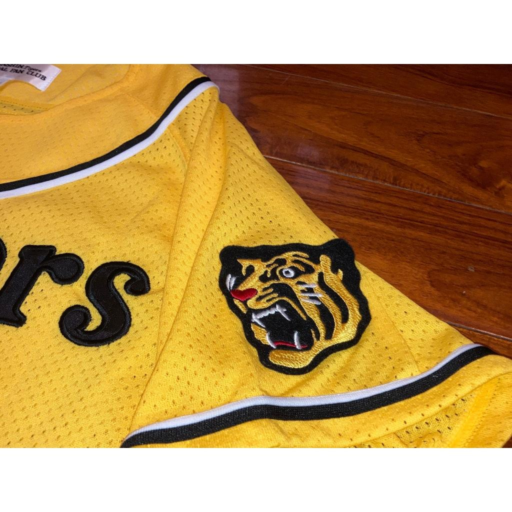 MIZUNO 阪神虎 刺繡 赤星憲廣 漢字 應援球衣 小尺寸S (罩衫 職棒 日職 日本 NPB 棒球 電繡 兄弟 憲広-細節圖4