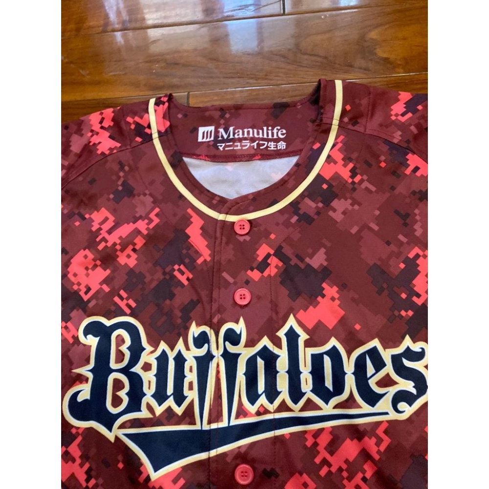 日本職棒 歐力士猛牛 2017 大阪夏之陣 應援球衣 (罩衫 日職 NPB 棒球 壘球 棒壘 DESCENTE)-細節圖6