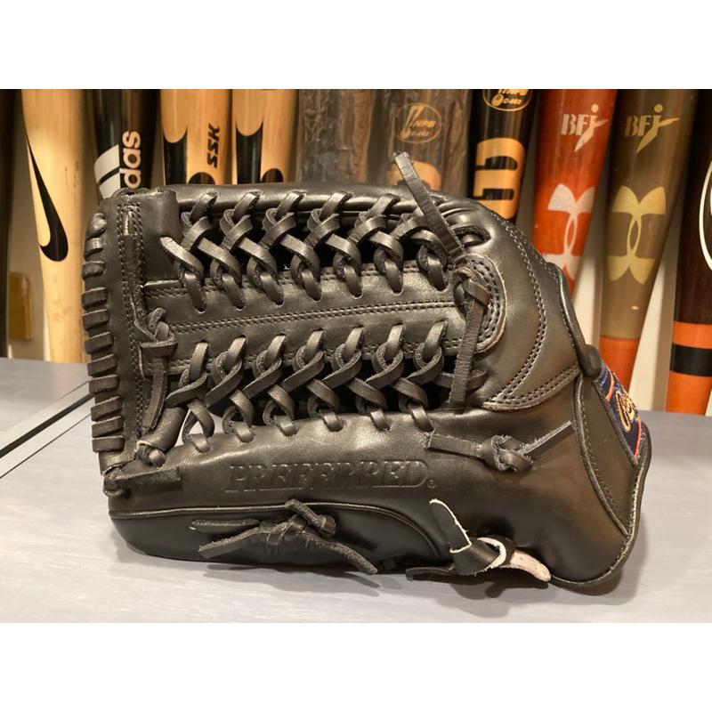 稀有美品！Rawlings 硬式 Winland系列 外野手套 kip小牛皮 亞瑟士代工時期 ASICS 左投 反手-細節圖3