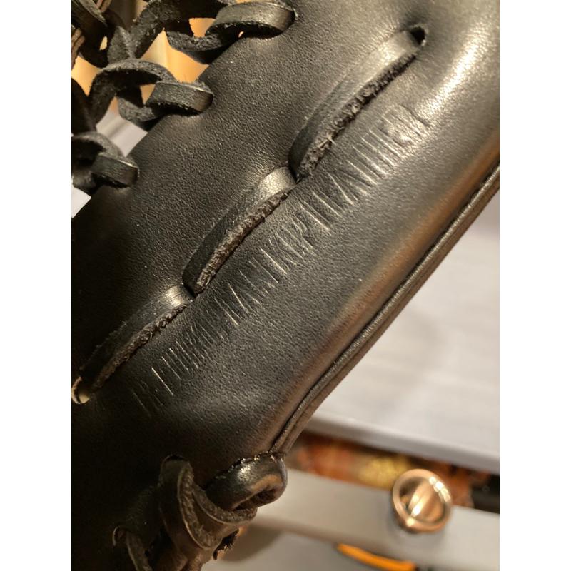 稀有美品！Rawlings 硬式 Winland系列 外野手套 kip小牛皮 亞瑟士代工時期 ASICS 左投 反手-細節圖4