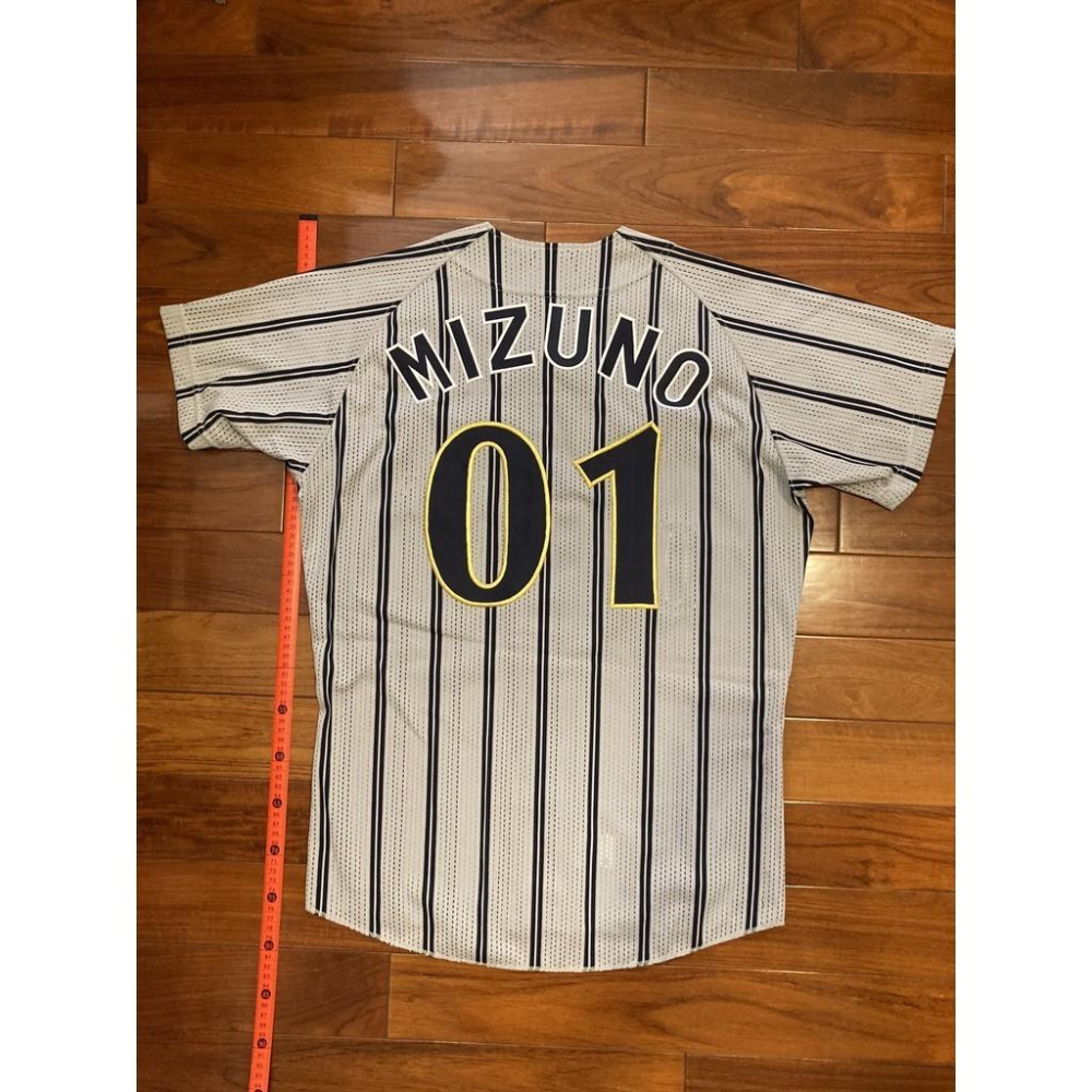 日本製 日本國家隊 客場 球衣+球褲套裝(武士隊 球衣 代表隊 美津濃 Mizuno 棒球 刺繡 WBC 12強 奧運)-細節圖3