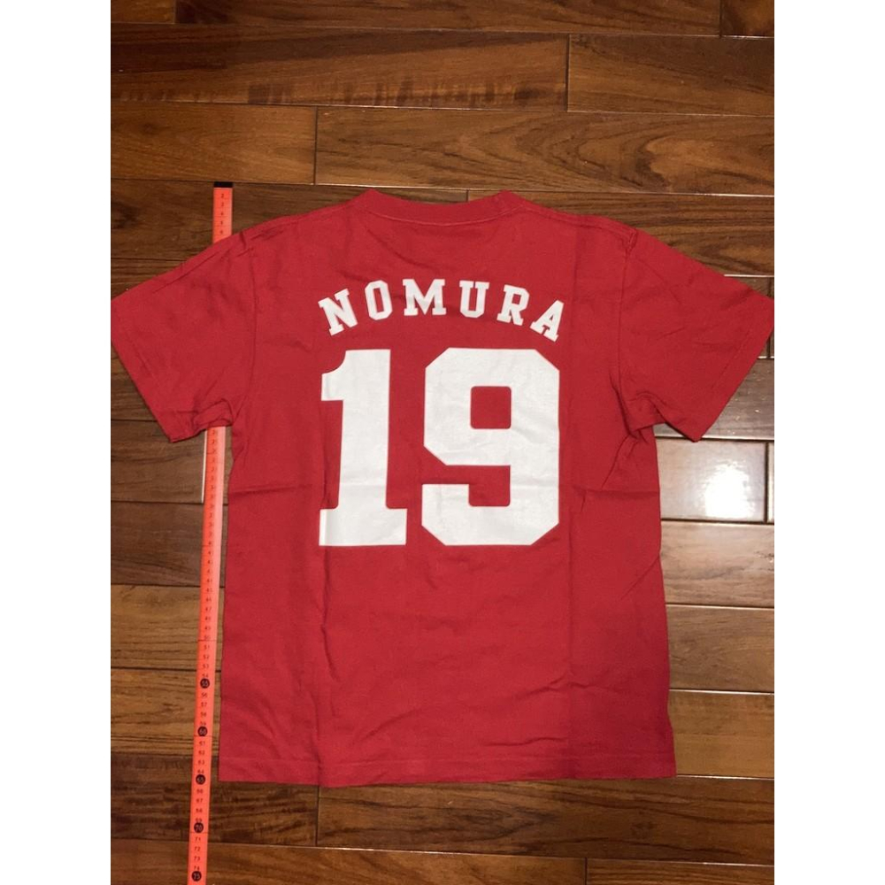小尺寸s 廣島鯉魚 野村祐輔 印刷簽名 棉質 人像上衣 (職棒 日職 日本 NPB 棒球 棒壘 短T 背號)-細節圖3
