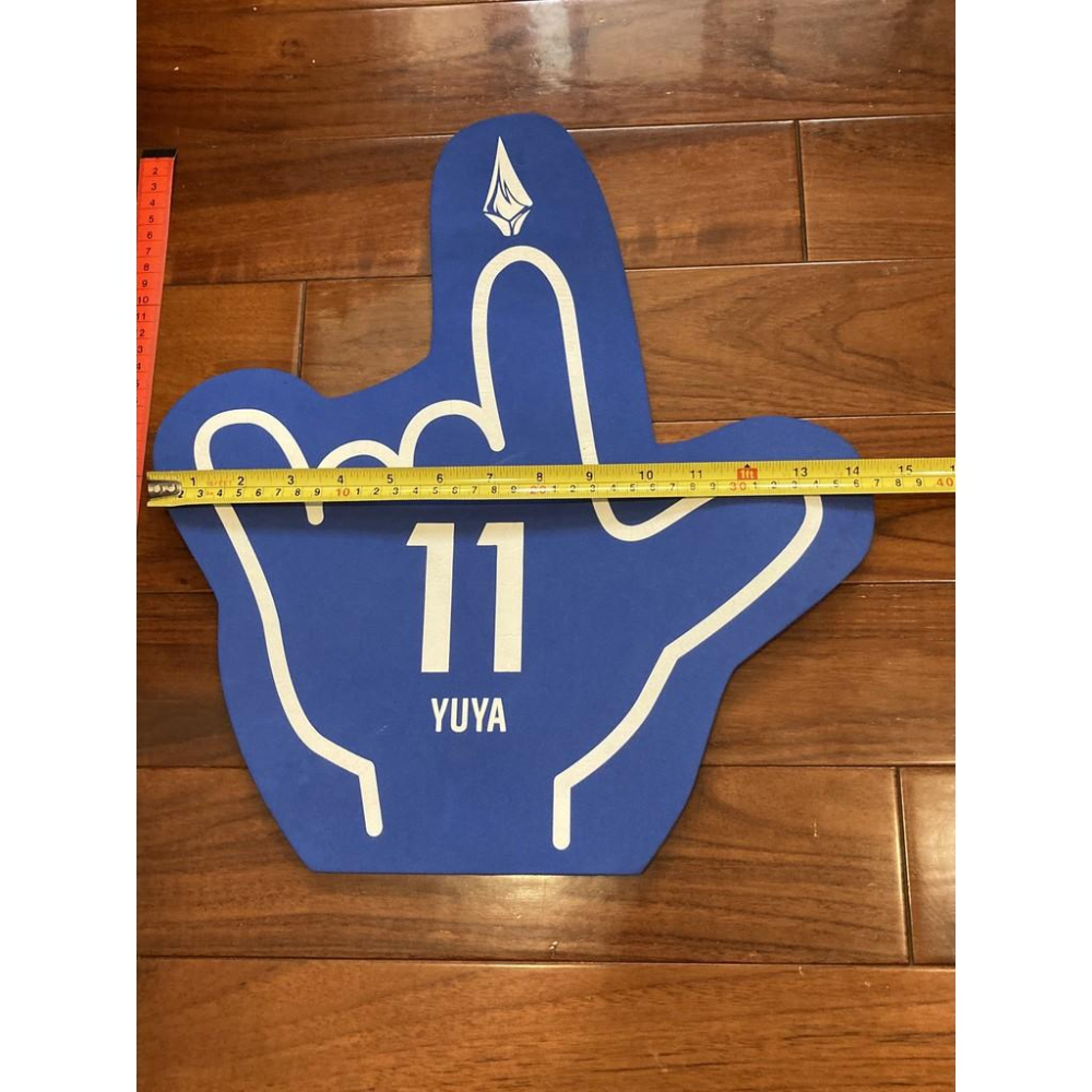 稀有限量70個! 日甲足球 福岡黃蜂avispa  山岸祐也 2022 夢空間體育聯名 EVA海棉大手套/應援/加油-細節圖5