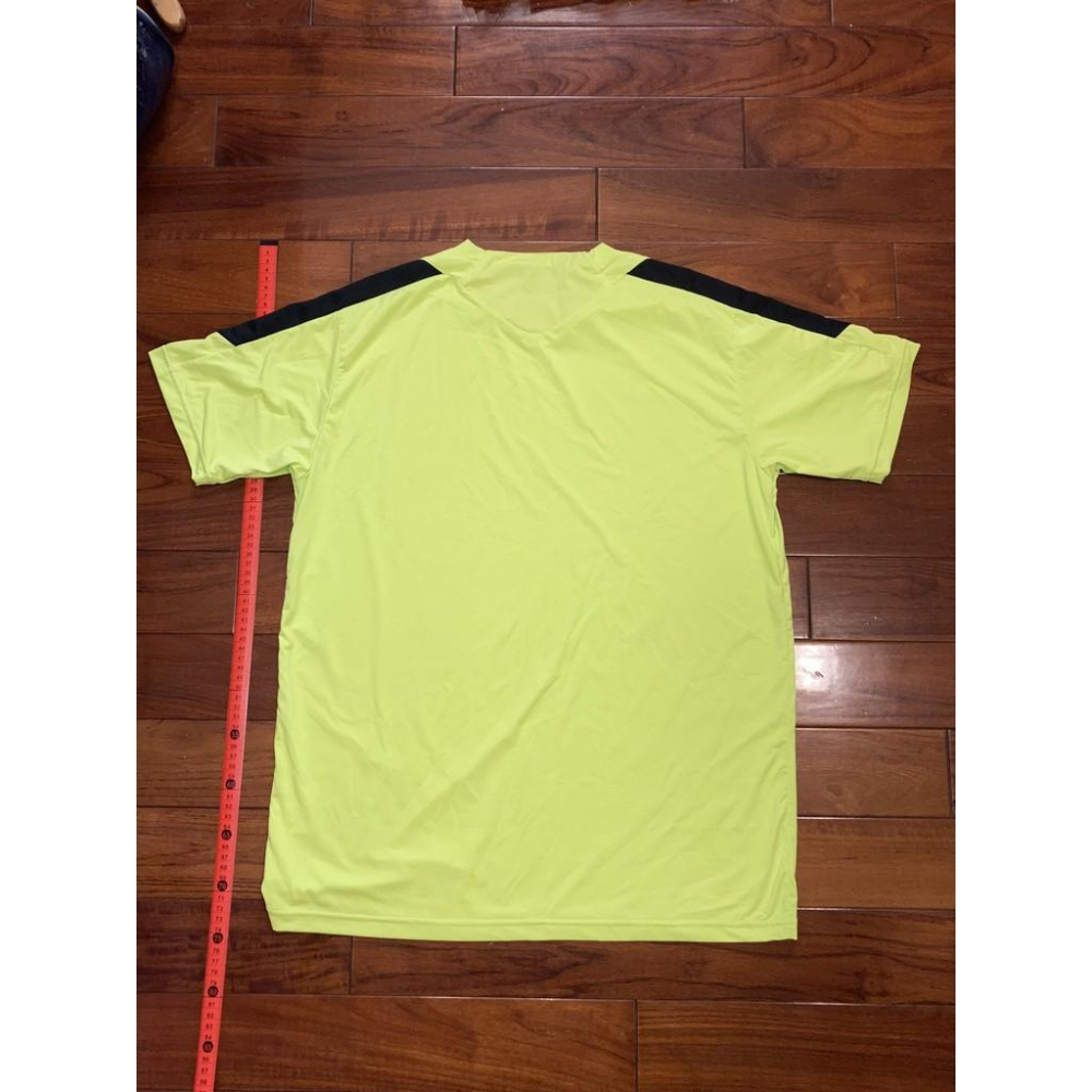 英國UMBRO 涼感 抗UV 排汗上衣 XL (路跑 練習衣 訓練 茵寶 足球 短T 螢光綠) UUUTJA60-細節圖6