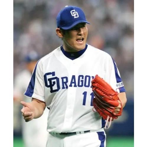 小尺寸 中日龍 刺繡 川上憲伸 無袖球衣 (職棒 日職 日本 NPB 棒球 電繡 棒壘 籃球衣 吊嘎 復古 網眼 洞洞)-細節圖2