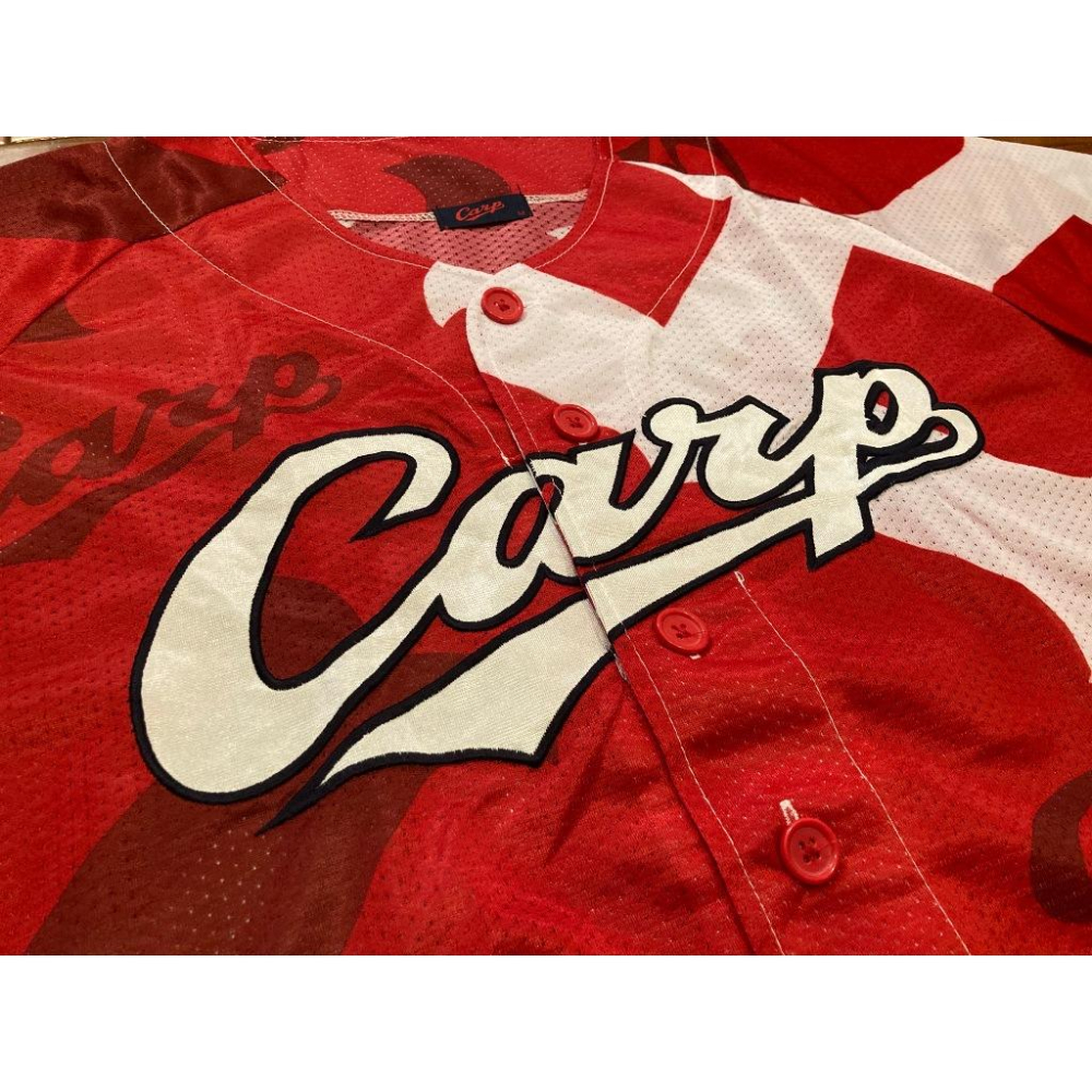 廣島鯉魚隊 刺繡 2013 會員限定 應援球衣 M (罩衫 職棒 日職 日本 NPB 棒球 壘球 棒壘 東洋 電繡)-細節圖2