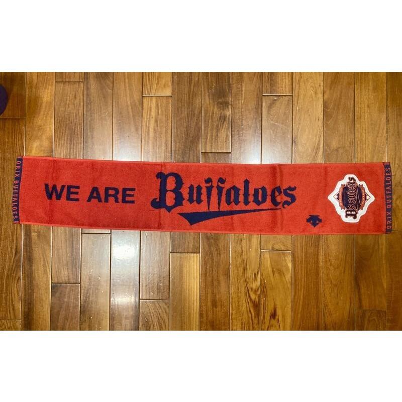 合售 歐力士猛牛DESCENTE 運動毛巾+束口袋 日本職棒 NPB 應援 迪桑特-細節圖2