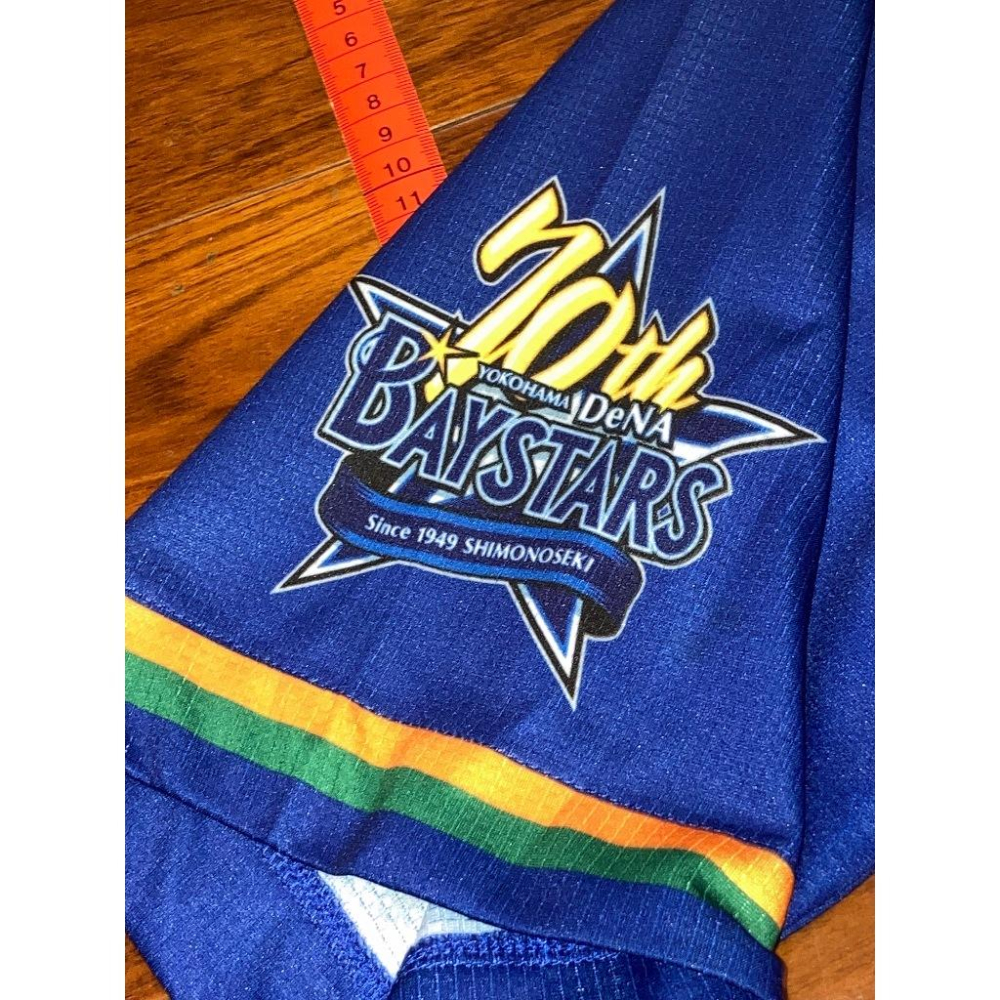 大量簽名! 橫濱DeNA 70週年團慶 特別版 桑原將志 應援球衣 (日本職棒 罩衫 日職 NPB 棒球 灣星 2019-細節圖4