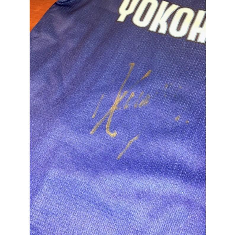 大量簽名! 橫濱DeNA 70週年團慶 特別版 桑原將志 應援球衣 (日本職棒 罩衫 日職 NPB 棒球 灣星 2019-細節圖6