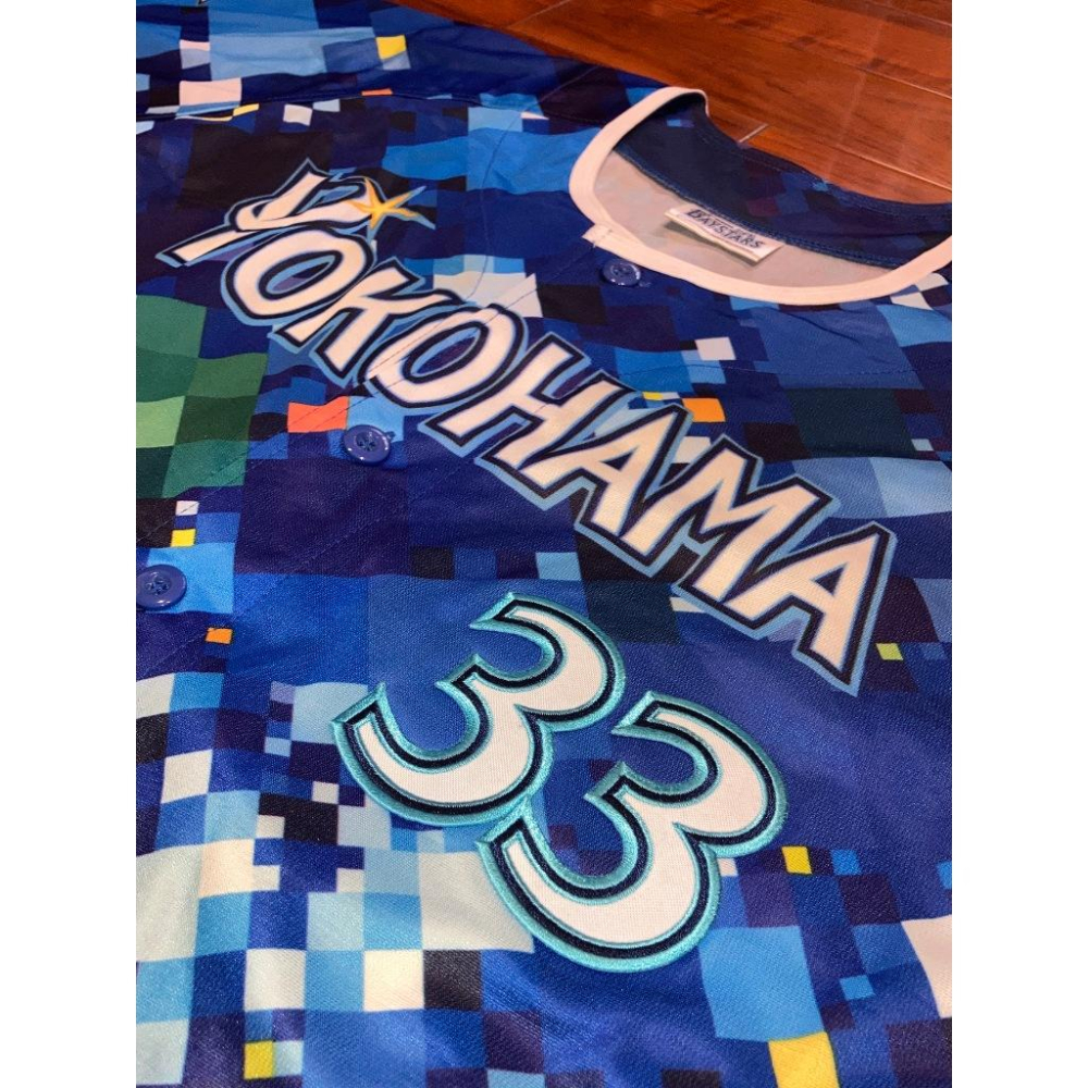 日本職棒 橫濱DeNA 乙坂智 親筆簽名 2017 星夜 STAR 應援球衣 (罩衫 日職 NPB 棒球 刺繡 灣星)-細節圖6