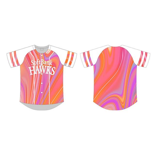 日本職棒 軟銀鷹 2022 粉紅日 女孩球衣 (應援 罩衫 日職 NPB 棒球 TAKA GIRL 女生 PINK)-細節圖4