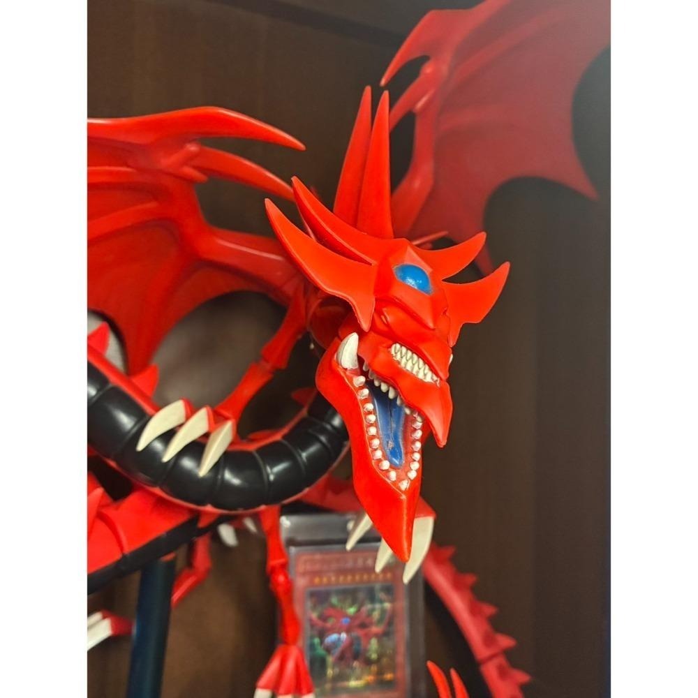 稀有老物! 2003年 歐美限定 遊戲王 歐西里斯的天空龍 13吋 組裝模型 公仔 神之卡 pvc 玩具-細節圖3