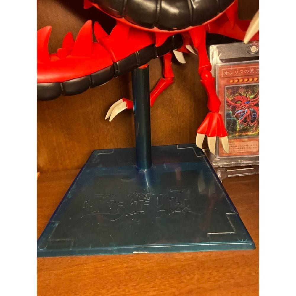 稀有老物! 2003年 歐美限定 遊戲王 歐西里斯的天空龍 13吋 組裝模型 公仔 神之卡 pvc 玩具-細節圖4