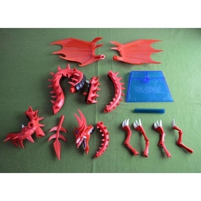 稀有老物! 2003年 歐美限定 遊戲王 歐西里斯的天空龍 13吋 組裝模型 公仔 神之卡 pvc 玩具-細節圖6