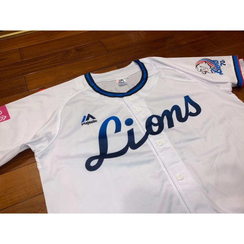 日本職棒 西武獅 吳念庭 2021 70周年 復刻球衣 L (應援 罩衫 NPB 琦玉 棒球 棒壘 週年)-細節圖5